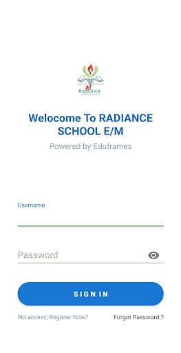 Android application RADIANCE SCHOOL E/M screenshort