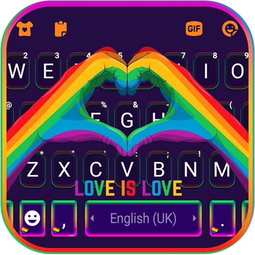 Love Is Love Keyboard Backgrou logo