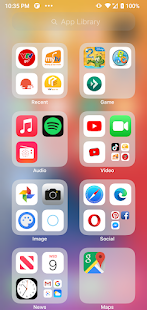Launcher iOS 16 Bildschirmfoto
