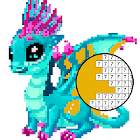 Dragons Color by Number - Pixel Art Coloring Book