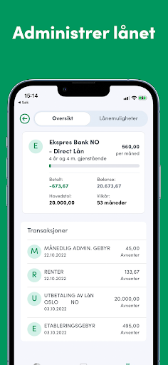 Express Bank Homebanking Screen 3