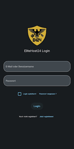Android application EliteHost24.de (Kunden App) screenshort