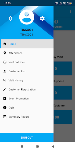 Android application TIA Salestrax screenshort