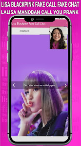 Imágen 23 Lisa Blackpink Fake Call, Chat android