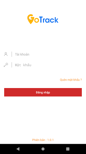 Android application GoTrack365 screenshort