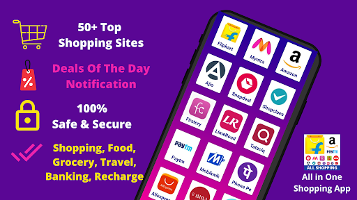 Android application All in One Shopping App screenshort