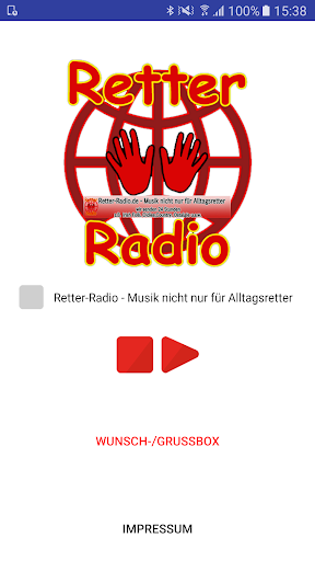Android application Retter-Radio screenshort
