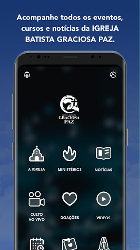 Android application IGREJA BATISTA GRACIOSA PAZ screenshort