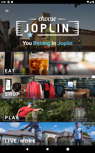 Screenshot of Choose Joplin