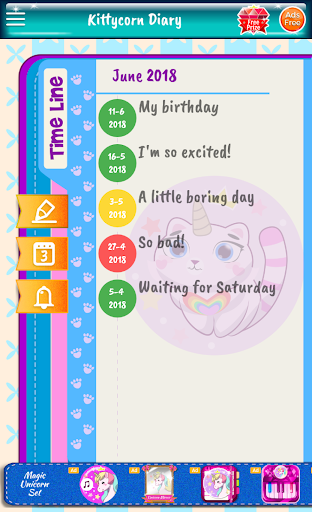 Kittycorn Diary for Kids Screen 2