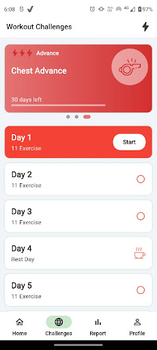 Upper Body Workout at Home Screen 3
