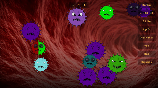 Bacteria Evolution Test Sim. Screen 3