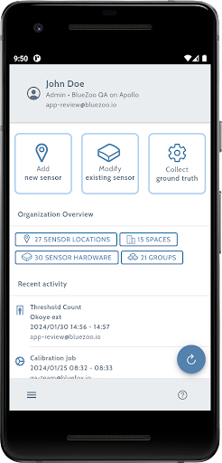 BlueZoo Foot Traffic Analytics Screen 2