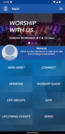 Android application Richland Creek screenshort
