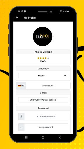 Android application TaxiCol Driver screenshort