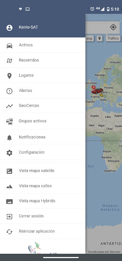 Kente Sat GPS Screen 3