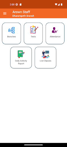 Arown Academy Staff Screen 3