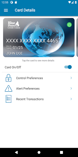 My Blue Flame Wallet