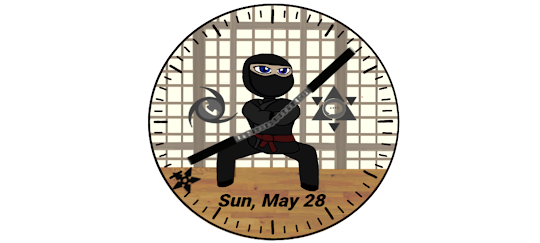 Ninja Nunchaku WatchFace
