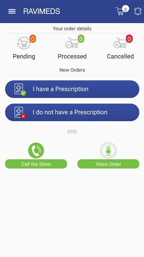 Android application RaviMed screenshort