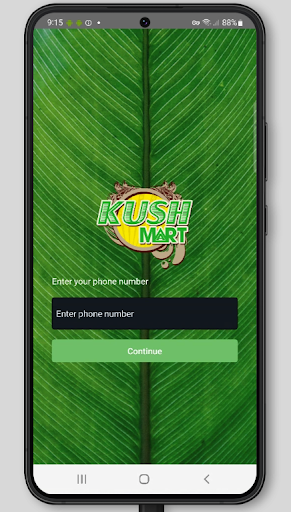 Android application Kushmart screenshort
