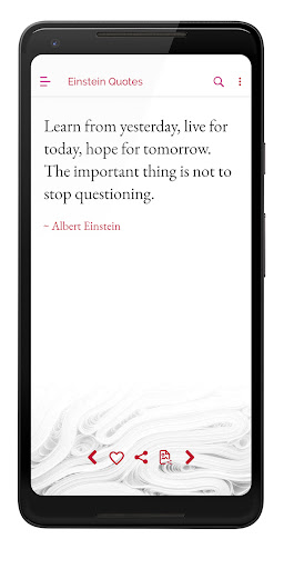 Android application Albert Einstein Quotes - Daily screenshort