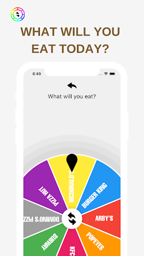 Decision Spinner Screen 2