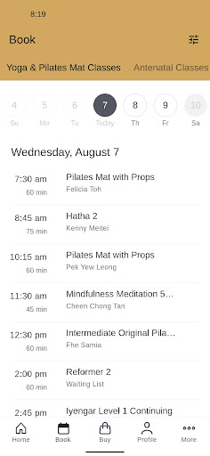 COMO Shambhala Singapore Screen 2