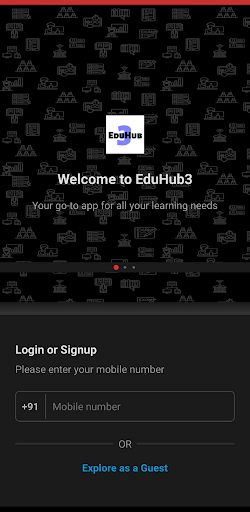 Android application EduHub3 screenshort