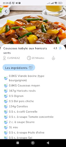 Recettes Kabyles Screen 2