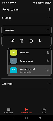 Recueil des Cantiques screenshot 15