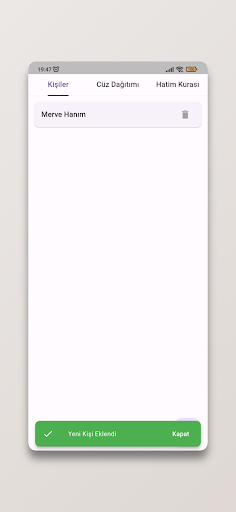 Cüz Dağıtma Screen 3