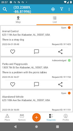 Screenshot of Alabaster Connect