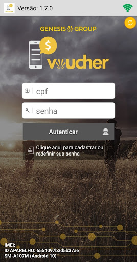 Android application mgVoucher - GenesisGroup screenshort