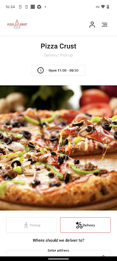 Android application Pizza Crust Leeds screenshort