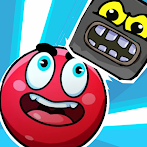 Bounce ball - Red roller ball