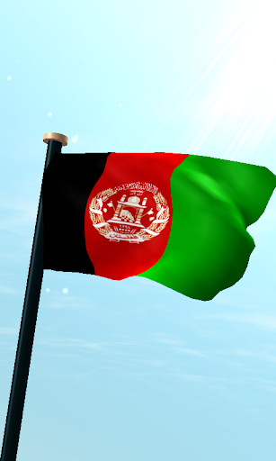 Android application Afghanistan Flag 3D Free screenshort