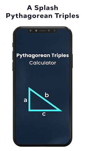 Android application Pythagorean Triples Calculator screenshort