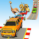 Cover Image of Скачать Симулятор вождения автомобиля на рампе: игры для перевозки животных  APK
