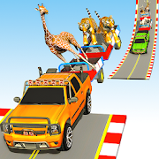 Ramp Car Driving Simulator: Animal Transport Games