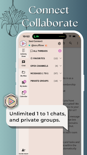 Android application Soul Connect screenshort