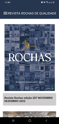 Revista Rochas de Qualidade Screen 2