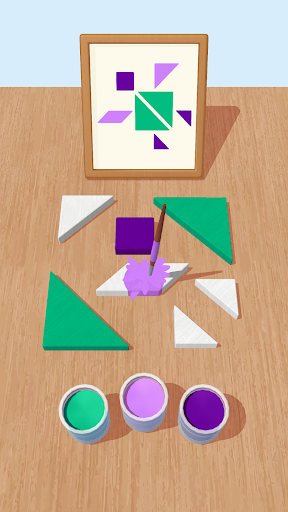 Android application Color Shapes 3D screenshort