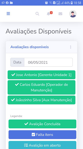 Android application Barc App screenshort