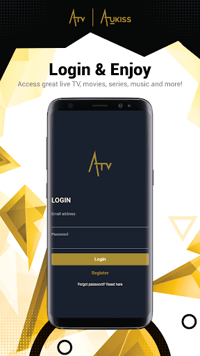Android application Aukiss TV screenshort