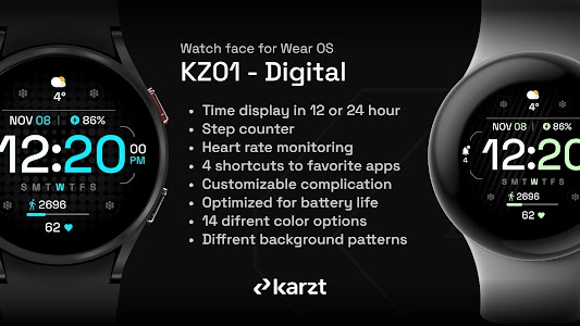 KZ01 - Digital Watch face Unknown
