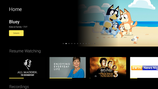 Screenshot of Vyve HDTV Service