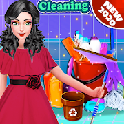 Princess Home Cleanup : House Cleaning Game
