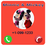 Calling Minnie Mouse from Mickey icon