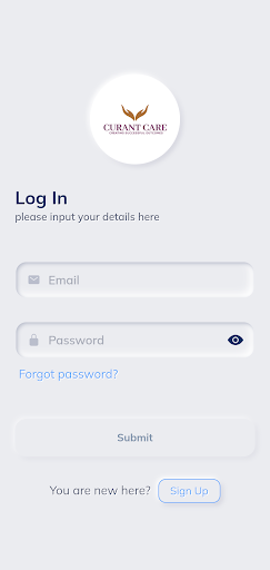 Android application The Curant Care - My e-bits screenshort